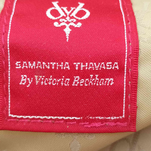 サマンサタバサ Samantha Thavasa VICTORIA BECKHAM 型押しクロコ トートバッグ レディース